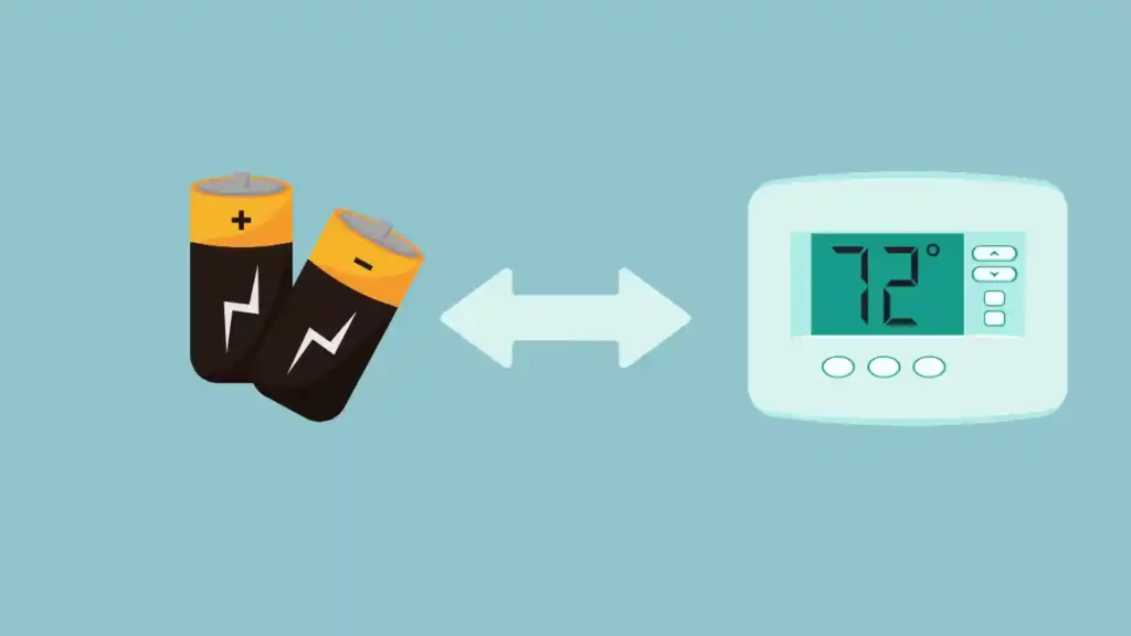 replacing battery on braeburn thermostat