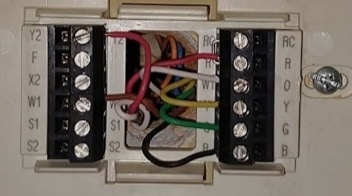 honeywell thermostat wiring