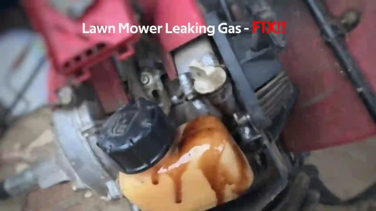 Why Does The Lawn Mower Leak Gas From The Air Filter? [Fix Easily in Seconds]