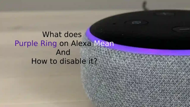 Alexa Purple Ring [Solved]