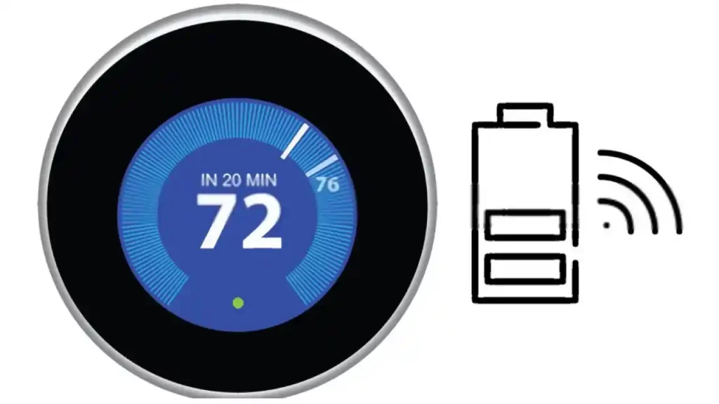 Bateria termostatu słabnie